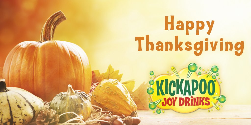 drinkKickapoo's tweet image. #HappyThanksgiving from Kickapoo