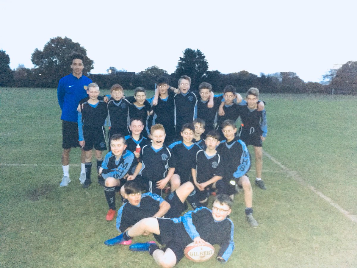 Incredible win for the year 7 boys rugby team in the final today! Close game but played well! Well done boys 🏉🏆