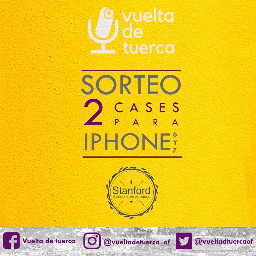 vueltadtuercaof's tweet photo. Otro de nuestros sorteos será el de 2 cases para Iphone 6 y 7 (a elección), cortesía de nuestros amigos de @Stanford_uy. 

1. Seguinos 
2. Seguí a @Stanford_uy 
3. Dale RT a esta publicación

Participá hasta el jueves 23/11 a las 21:00. 

#VueltaDeTuerca https://t.co/NpS6r0MmoK