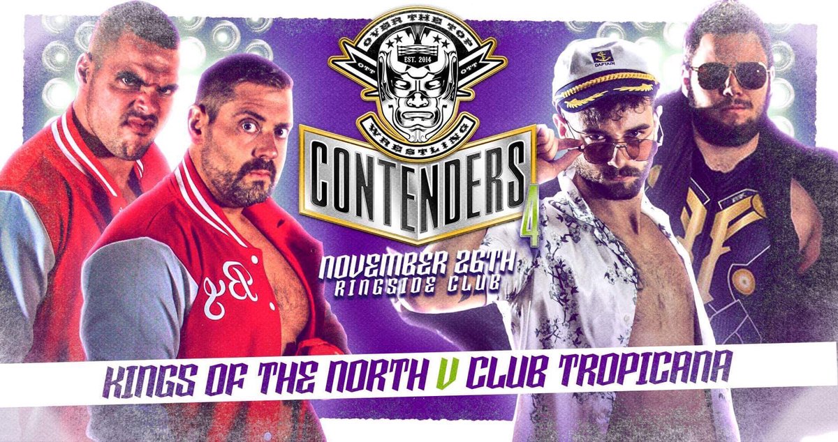 BonesawAl's tweet photo. This week Liverpool & Dublin, @TNTExtremeWres & @OTT_wrestling. Looking forward to mixing it up with #CCK boys again and making some contenders step up #KOTN #WolfSlayers #OnlyTheBest https://t.co/ElCt1c4JYO