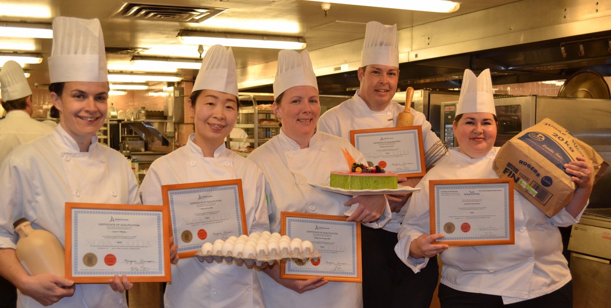 hfxconventions's tweet photo. 5 out of 5 of our pastry chefs are certified Red Seal Bakers 🙌! We’re always ready to dish out delicious treats for our guests! #EatEast https://t.co/CB6CElqIuJ https://t.co/z2WdzxKK24