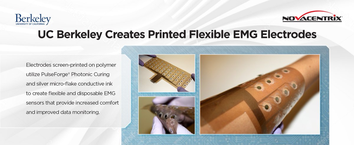 NovaCentrix (@novacentrix) on Twitter photo <a href="/UCBerkeley/">UC Berkeley</a> creates printed, flexible EMG electrode for improved data monitoring using <a href="/NovaCentrix/">NovaCentrix</a> conductive inks and <a href="/victrexplc/">Victrex</a> PEEK #emg #medicaldevice #flexible #future #electrode #wearables <a href="/UCBerkeley/">UC Berkeley</a> creates printed, flexible EMG electrode for improved data monitoring using <a href="/NovaCentrix/">NovaCentrix</a> conductive inks and <a href="/victrexplc/">Victrex</a> PEEK #emg #medicaldevice #flexible #future #electrode #wearables