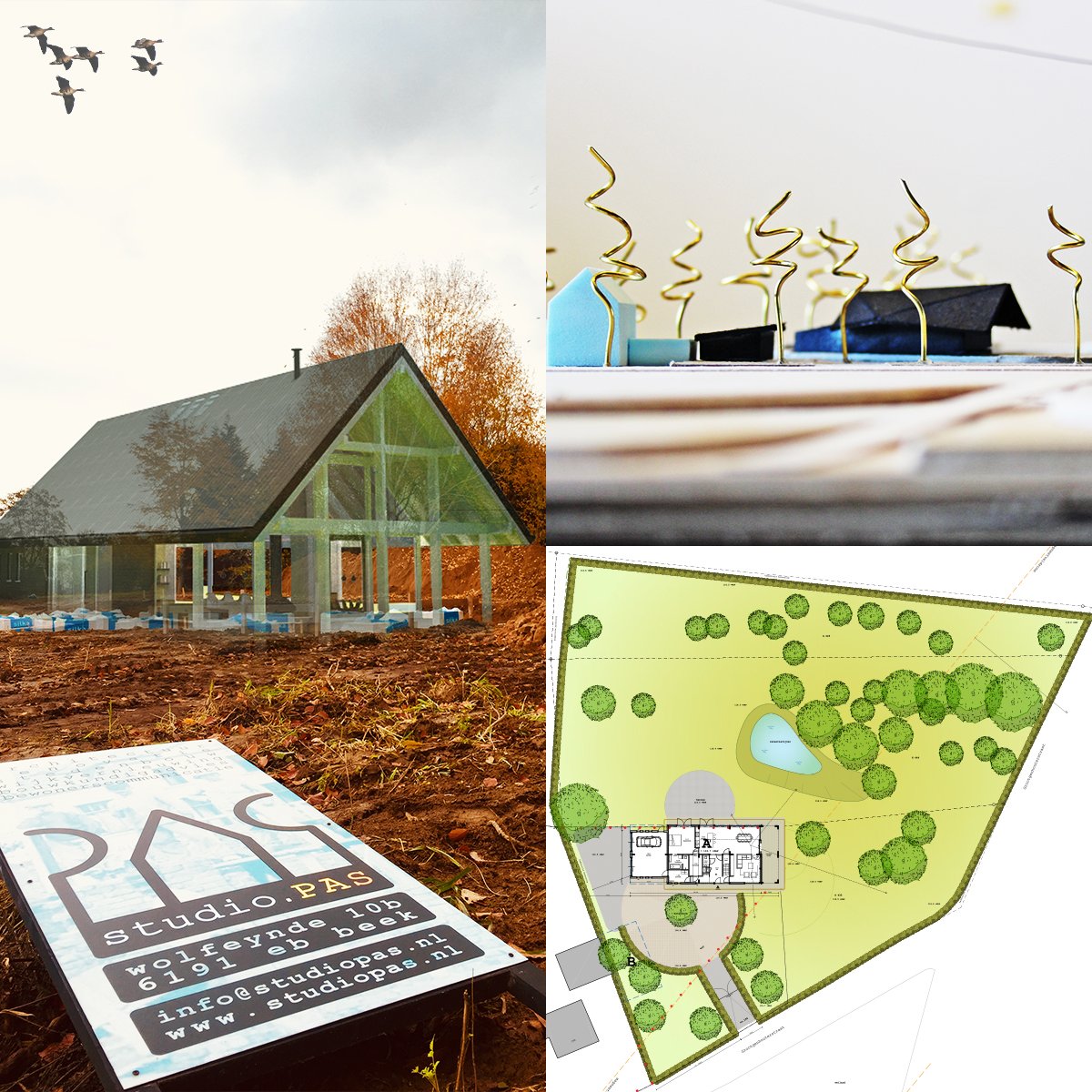 studiopas's tweet photo. Deze week zijn wij gestart met de uitvoering van onze twee #Barnhouse in #Genhout. Deze ecologische en levensloopbestendige woning is gesitueerd op de rand van het plateau van Schimmert en geeft vanuit de woonkamer een panoramische blik op het Spaubeekdal. #BelevendBeek https://t.co/xt1nu33ha6