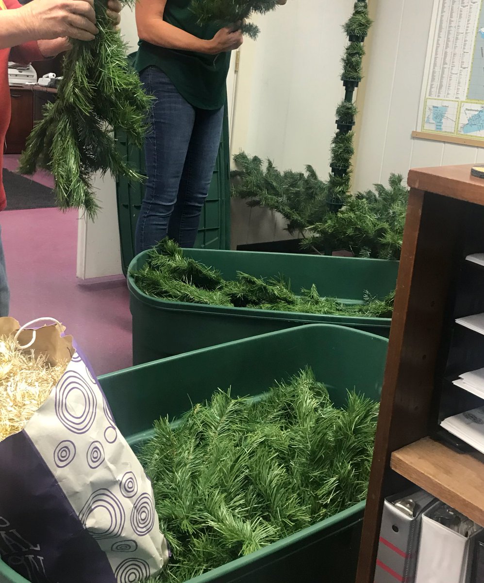 wcs_busgarage's tweet photo. Starting to put the tree up!!!!#WCSrocks https://t.co/mDVVaYFR7t