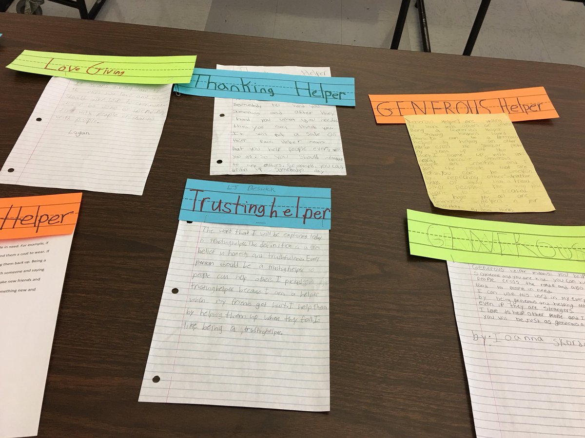 LARanieri12's tweet photo. Students create compound words and share what their words mean to them. Way to go Mrs. G and the WTE team! https://t.co/oaSgGAStKL