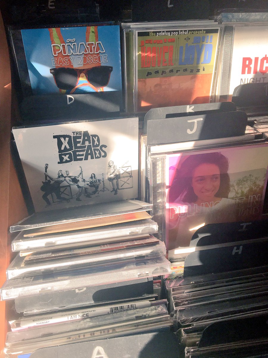TheDeadDeads's tweet image. If you're in Nashville, you can grab the latest Deads/Sweetwater EP at @Grimeys! 🤘😵