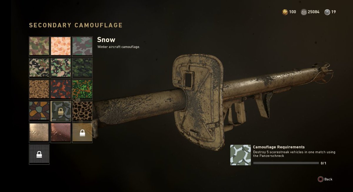 Zydar27's tweet photo. Hi @MichaelCondrey @SHGames can you please fix this challenge on the Panzershrek ? No one can do this challenge and i need the secret camo. Thank you https://t.co/KE1Z8eeS2u