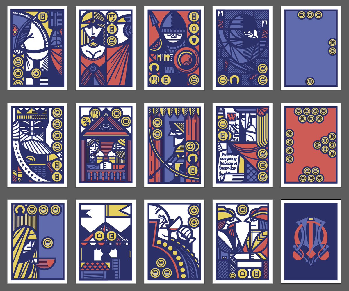 Artwork is finished for my redesign of the card game Master Merchant