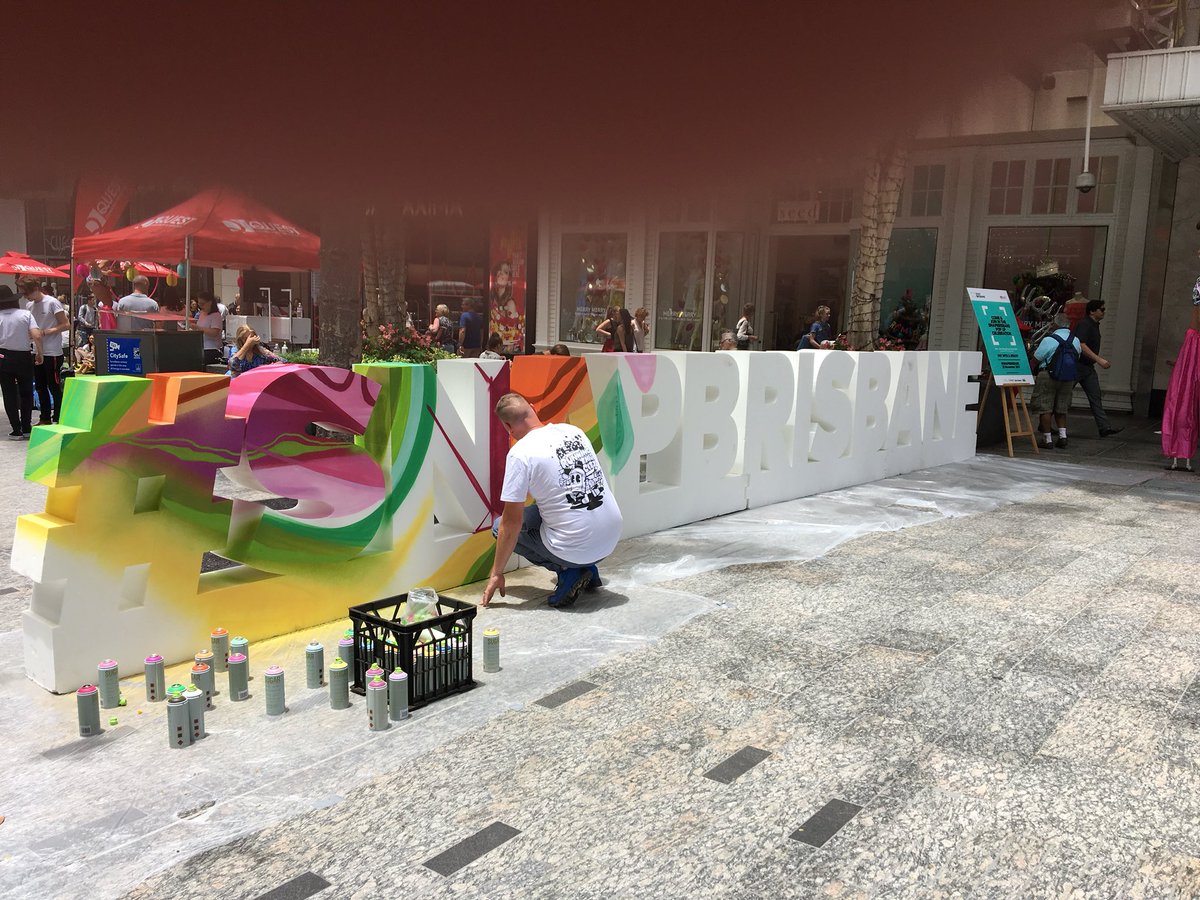 It’s all happening in the #queenstmall for #SnapBrisbane