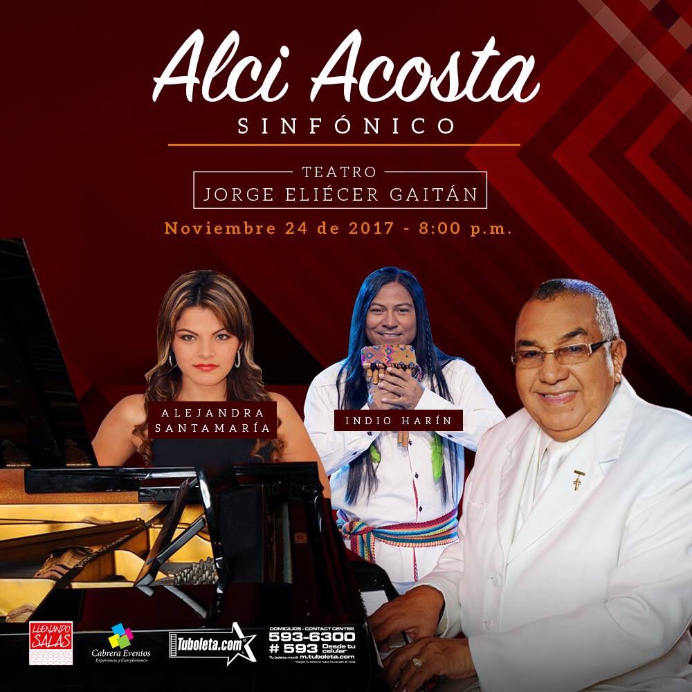 LaComediaCo's tweet photo. Vive un evento único e irrepetible  con los éxitos de .@alciacostac acompañado de la .@filarmonibogota y dos teloneros de lujo en el #AlciAcostaSinfónico. Compra ya tus boletas en @tuboletanews https://t.co/t1tykmvRv6