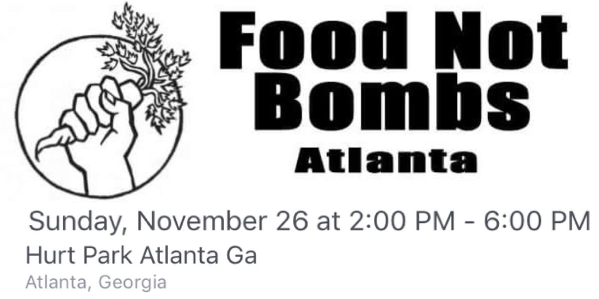 GSUforBernie's tweet photo. GSU police have recently begun harassing folks who share food with people in Hurt Park, claiming that it’s illegal without out a food service license. If you think this is wrong, come out to the park this Sunday! https://t.co/t7wRcmFcr6