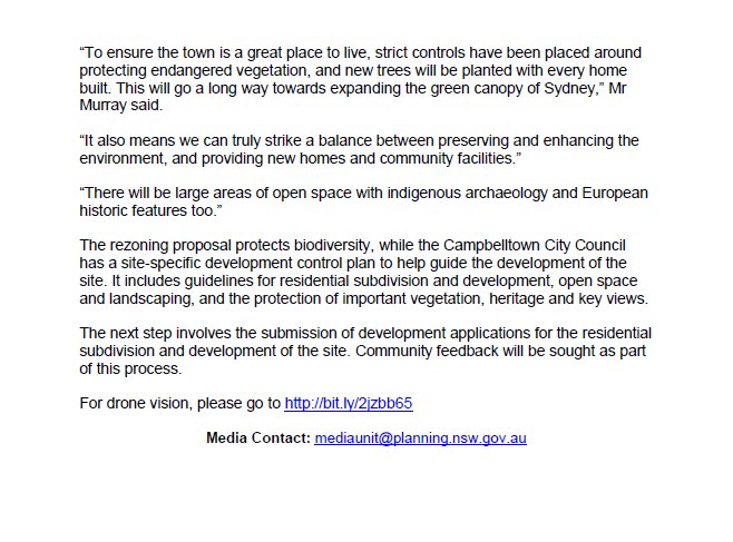 nswdphi's tweet photo. #BREAKING Thriving new community destined for #MenanglePark https://t.co/bQSY1OiokU