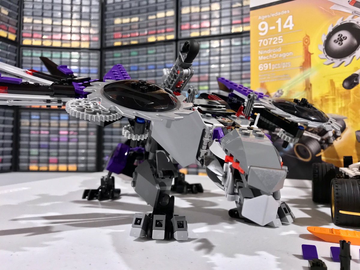 lego nindroid mech dragon