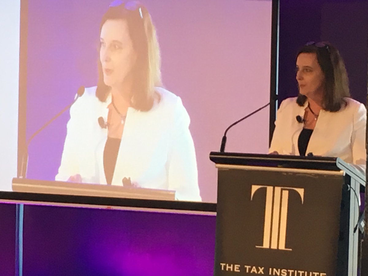 .@QUT’s Prof @KerrieSadiq asks delegates at the Women in Tax National Congress this afternoon to consider conscious and unconscious gender biases in relation to two short stories about tax. #WomenInTax