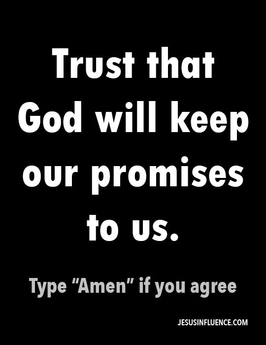 jesus_influence's tweet photo. Trust that God will keep our promises to us.
#faith #love #hope #jesus #christ #jesusinfluence.com https://t.co/fxfH0wVXto