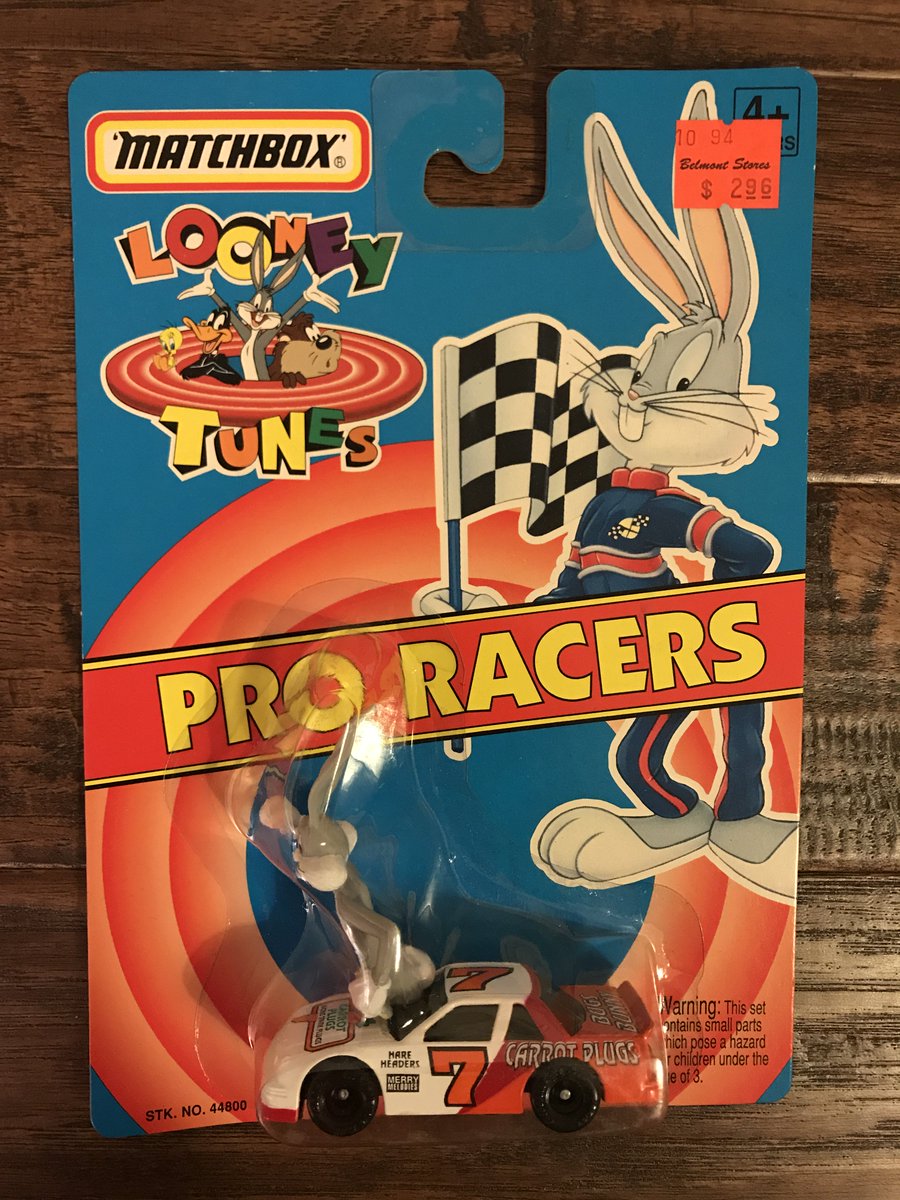 TBTheClockToys's tweet photo. (3) 1993 Matchbox "LOONEY TUNES" (Pro Racers) Die-Cast Cars just added to store. #Matchbox #LooneyTunes #DieCast #DieCastCar #BugsBunny #HareHeaders #MerryMelodies #CarrotPlugs #LooneyTunesRacing #DaffyDuck #YoureDespicable #DuckDemolition #ProRacers https://t.co/eEADv0U07b