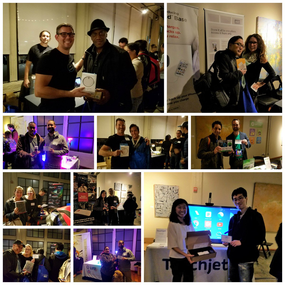 getgeekedMedia's tweet photo. We ❤️ making #geeks happy! Check out a few of the lucky #getgeekedSF attendees who found a little something extra in their goodie bags last week! https://t.co/jOQxjCOZl6
