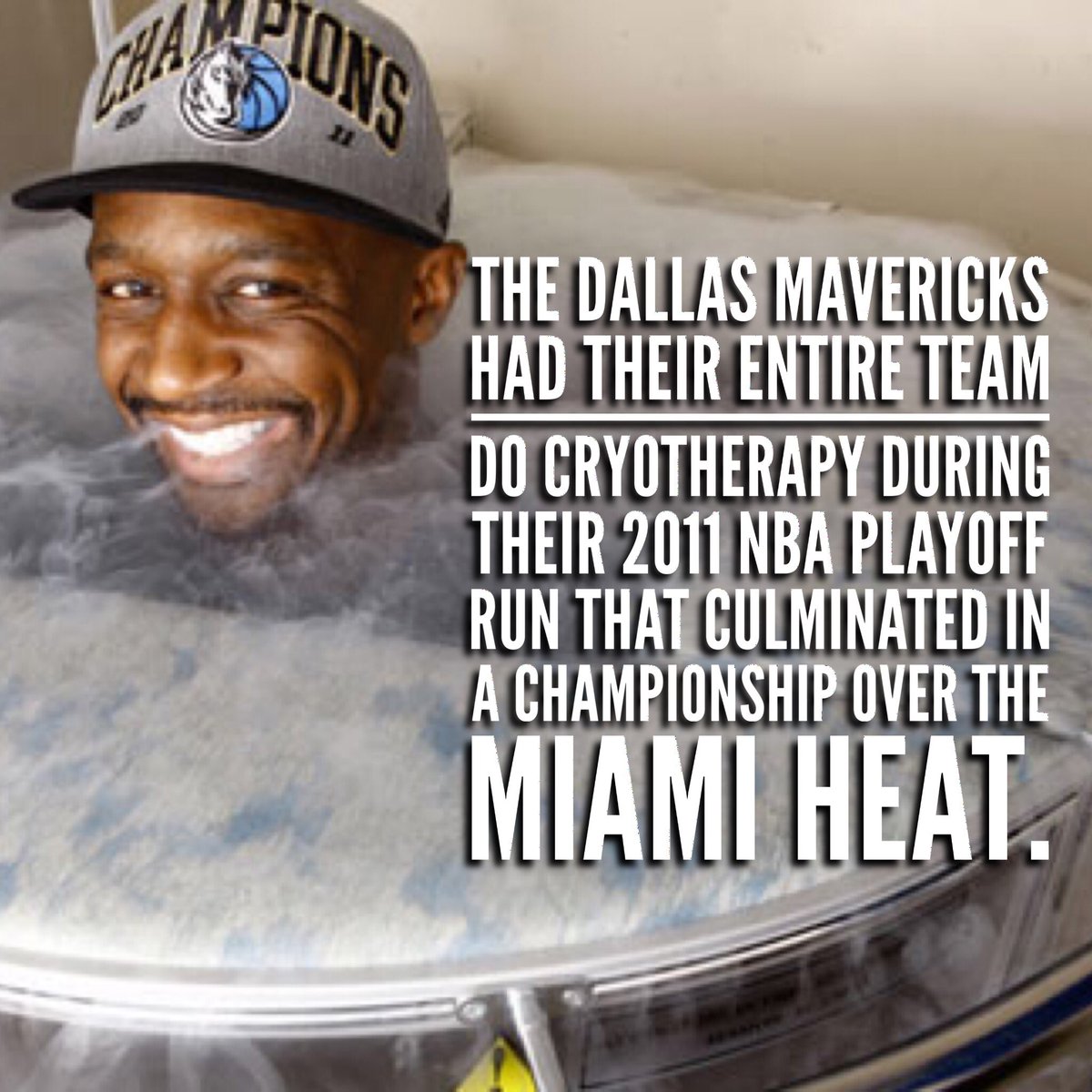#cryo #cryotherapy #wholebodycryotherapy #wellness #cryochamber #cryosauna #recovery #physicaltherapy #mavericks #dallasmavericks #nba