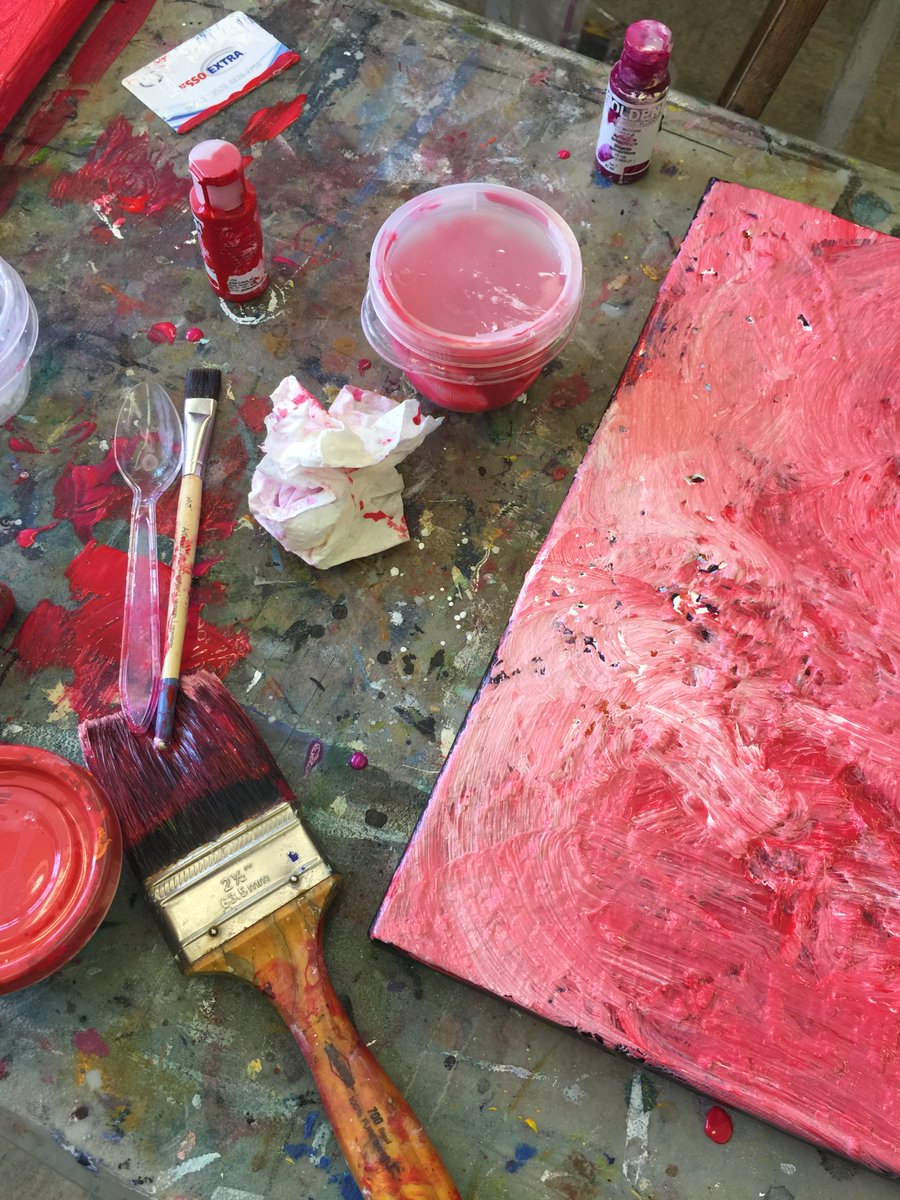 TSA_Art's tweet photo. #WIPEOUT is a #3DayWorkshop, Mon Decr 11- Wed Dec 13 10AM-5PM, that will use #GoldenOPEN to extend dry time of #acrylic to enable texturing and marks from WIPEOUTS! Join: https://t.co/6CGrWVfvM7 https://t.co/t5hArmGoVN
