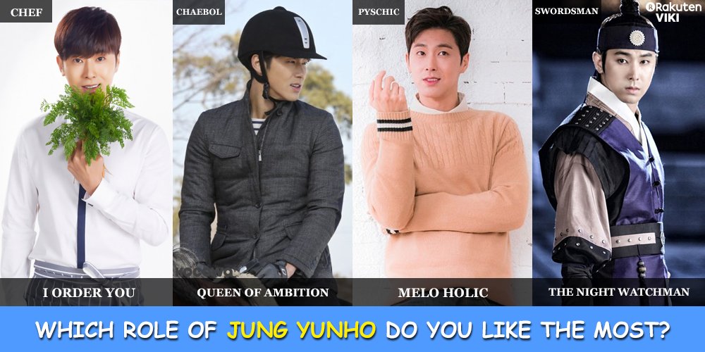 #TVXQ's #JungYunho is a popular idol &amp; a brilliant actor. What's ur fave role from him? Catch him now in #MeloHolic: bit.ly/2xzwG9b