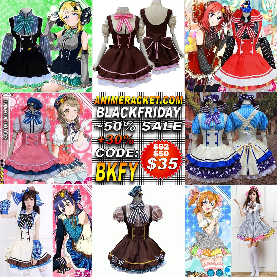 animeracket's tweet photo. 💥 Love Live! Candy Maid Uniforms, Figurines &amp; More at https://t.co/3S2d4W1iNq! Get yours today and save a bunch for Black Friday, with free shipping!
🔗 https://t.co/RrNh6mbzSD
🌎 Free Worldwide Shipping 
🔐 Encrypted &amp; Secure https://t.co/Ic3bzWUWfx