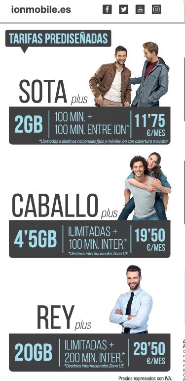 intercablefibra's tweet photo. Nuevas tarifas Móvil. Pregunta sin compromiso... ¿ te las vas a perder? #ionmobile #intercablemovil #telefoniamovil 👏👏🔝 https://t.co/0TE5v3Akx2