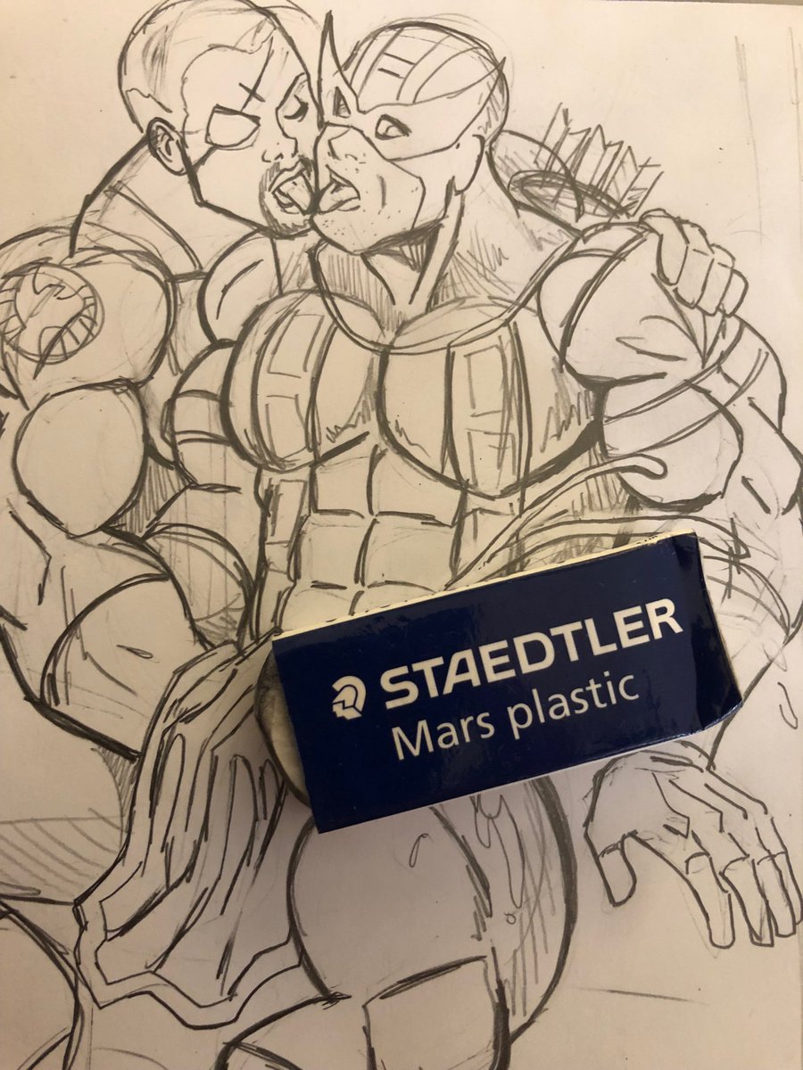 icemanblue's tweet photo. Upcoming Nick Fury &amp; Hawkeye pinup.  #icemanblue https://t.co/0atOGrFoLA