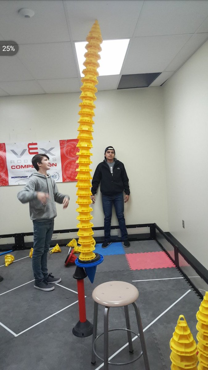 WORLD RECORD 
28 Cones Balanced on a mobile base balanced on a stationary Goal 
#SponserUs