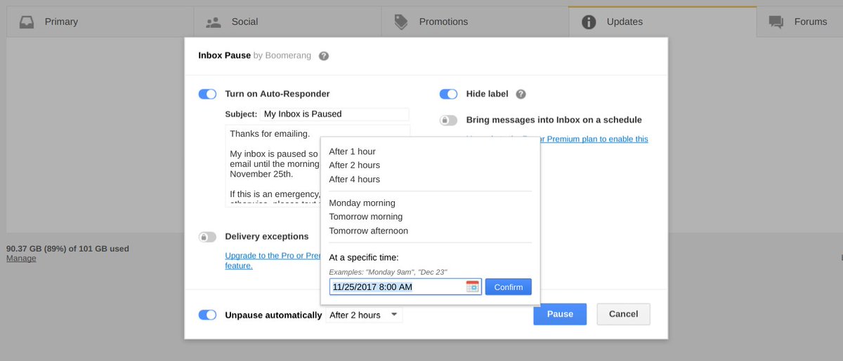 If you are looking for good "vacation" technology tools, I highly recommend <a href="/boomerang/">Boomerang</a>'s PAUSE INBOX for your email and <a href="/buffer/">Buffer</a> for your social media management. 

So if you are so fortunate as to be able to take a break, get outta here and have a great week!