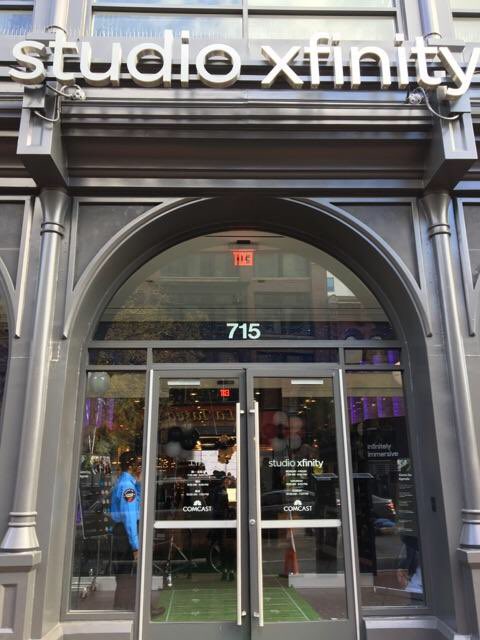 entertain_dc's tweet photo. Congrats to Comcast @Xfinity on the opening of their new flagship store #StudioXfinity in Chinatown! #DC Residents have another great way to get full service support and customer service from #xfinity #DCEntertainmentOffice! https://t.co/sVxoq9BRqD