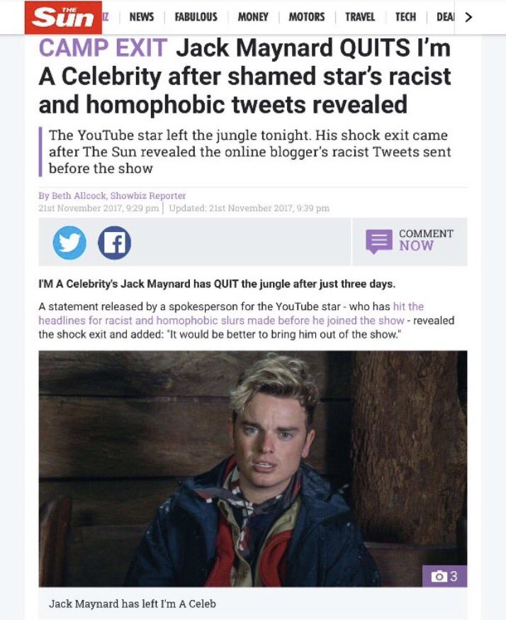BlaireRenaeEsty's tweet photo. @imacelebrity are u actually having a fuckin laugh #bringjackback #junglejack https://t.co/8TN3jn83G0