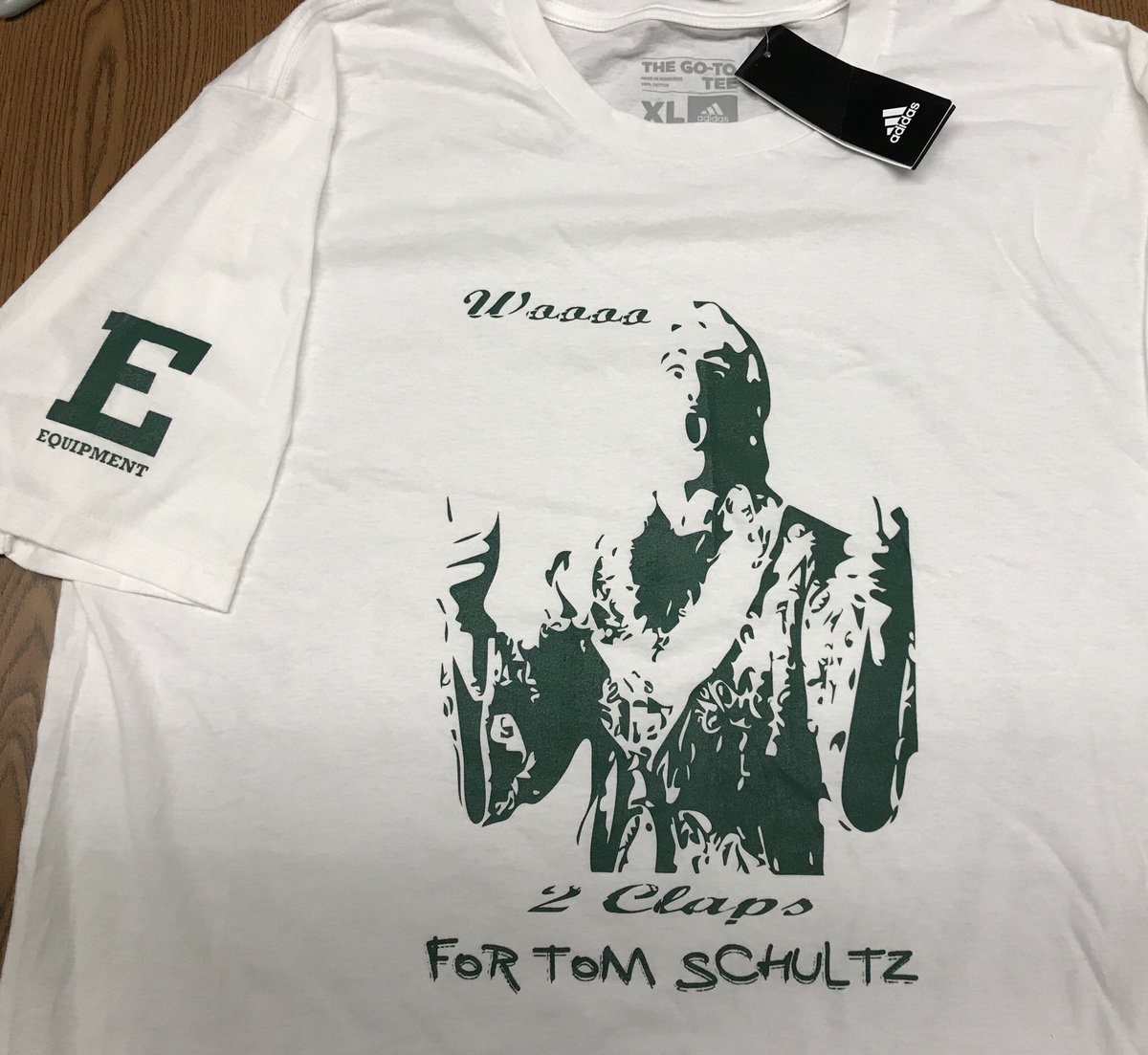 EMU_EQ's tweet photo. 🚨 When you have one super senior manager graduating, he gets his own setup shirt! Thank you, Tom! 

#BlockEforLife #EQforLife #5years https://t.co/W4ImaLZVSW