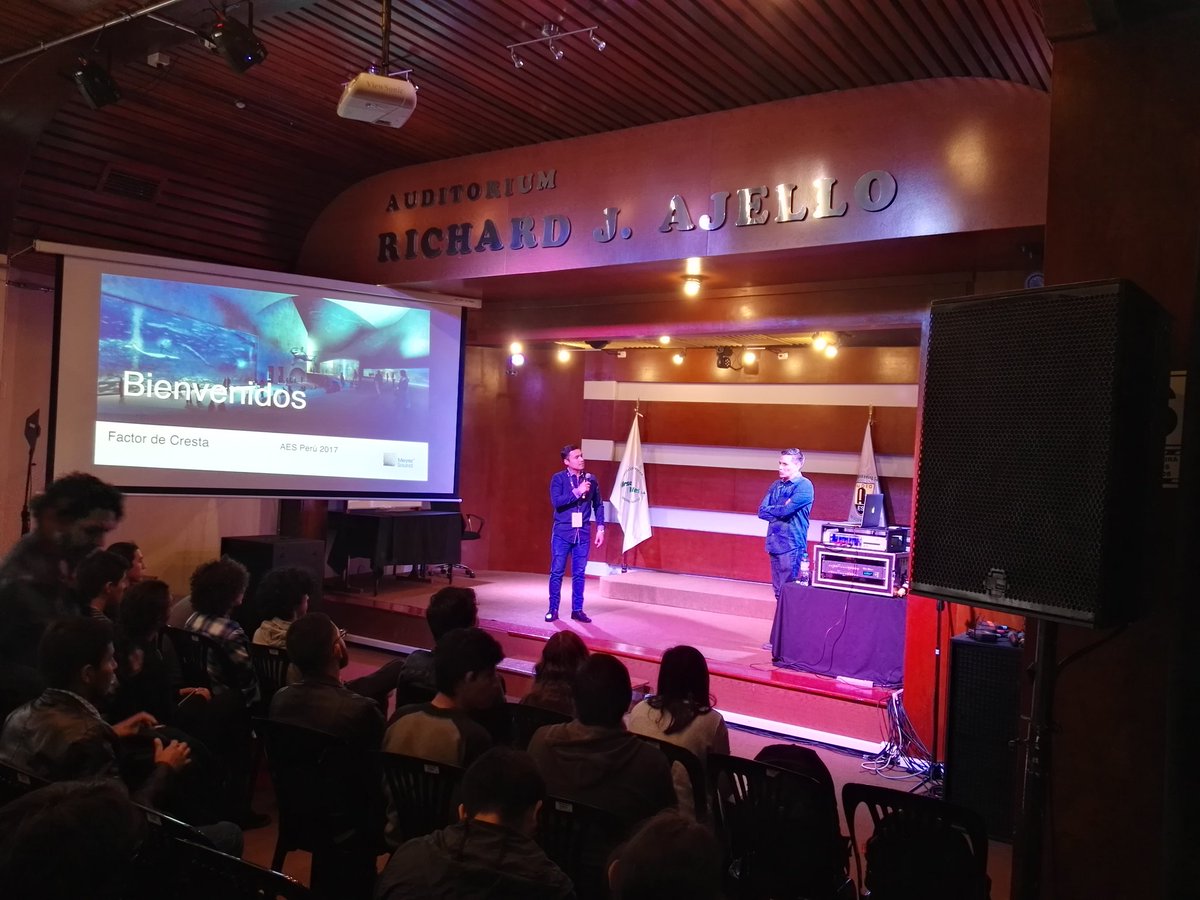Nuestra ultima conferencia con Oscar Barrientos de MEYER SOUND Factor de Cresta
#congresonacionalaespeeu2017 #meyersound #instituto_orsonwelles