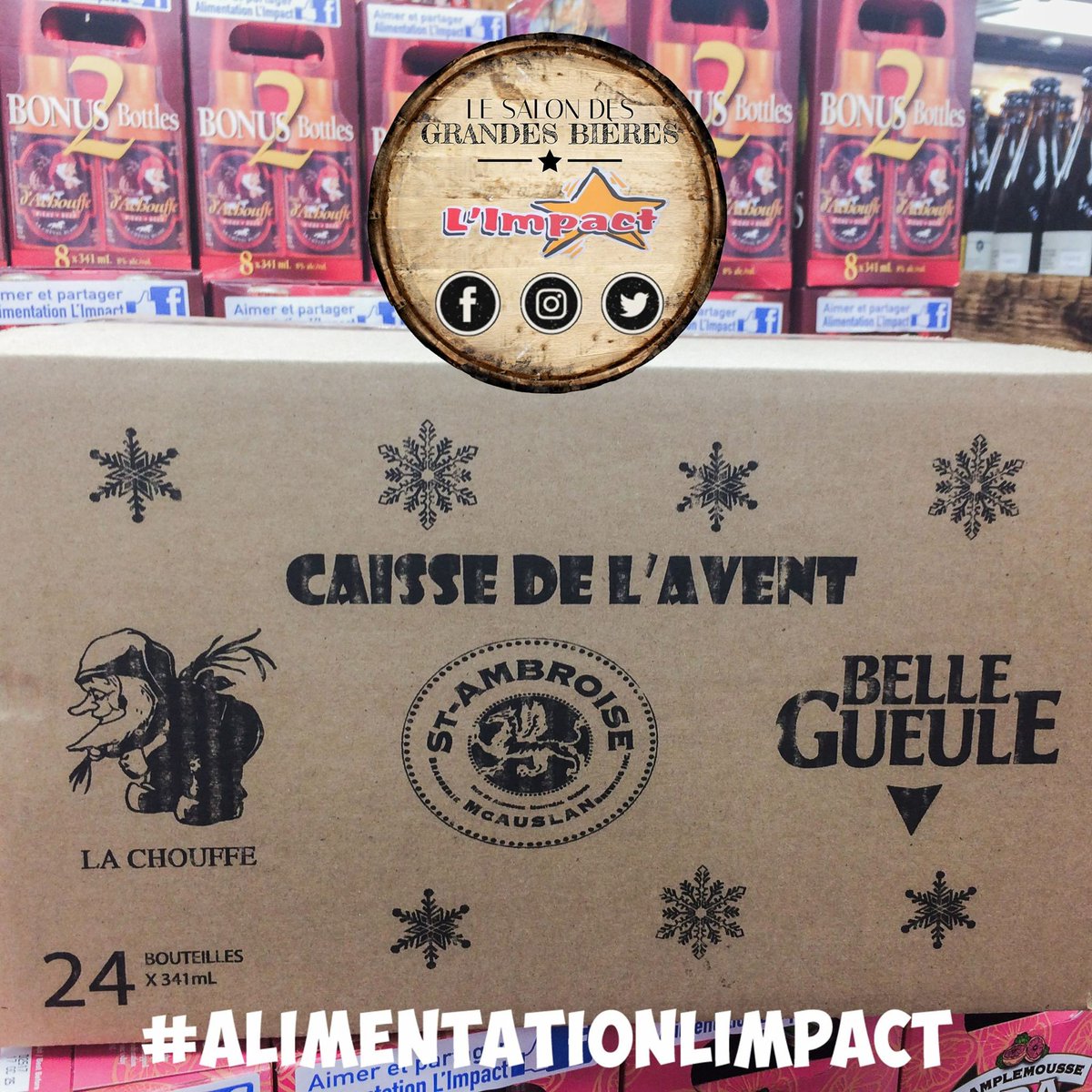 Alim_Impact's tweet photo. Dans l’esprit du temps des fêtes, les caisses de l’avent sont disponible dès maintenant à #alimentationlimpact! 
#microduquebec https://t.co/jcIEkN0hyt