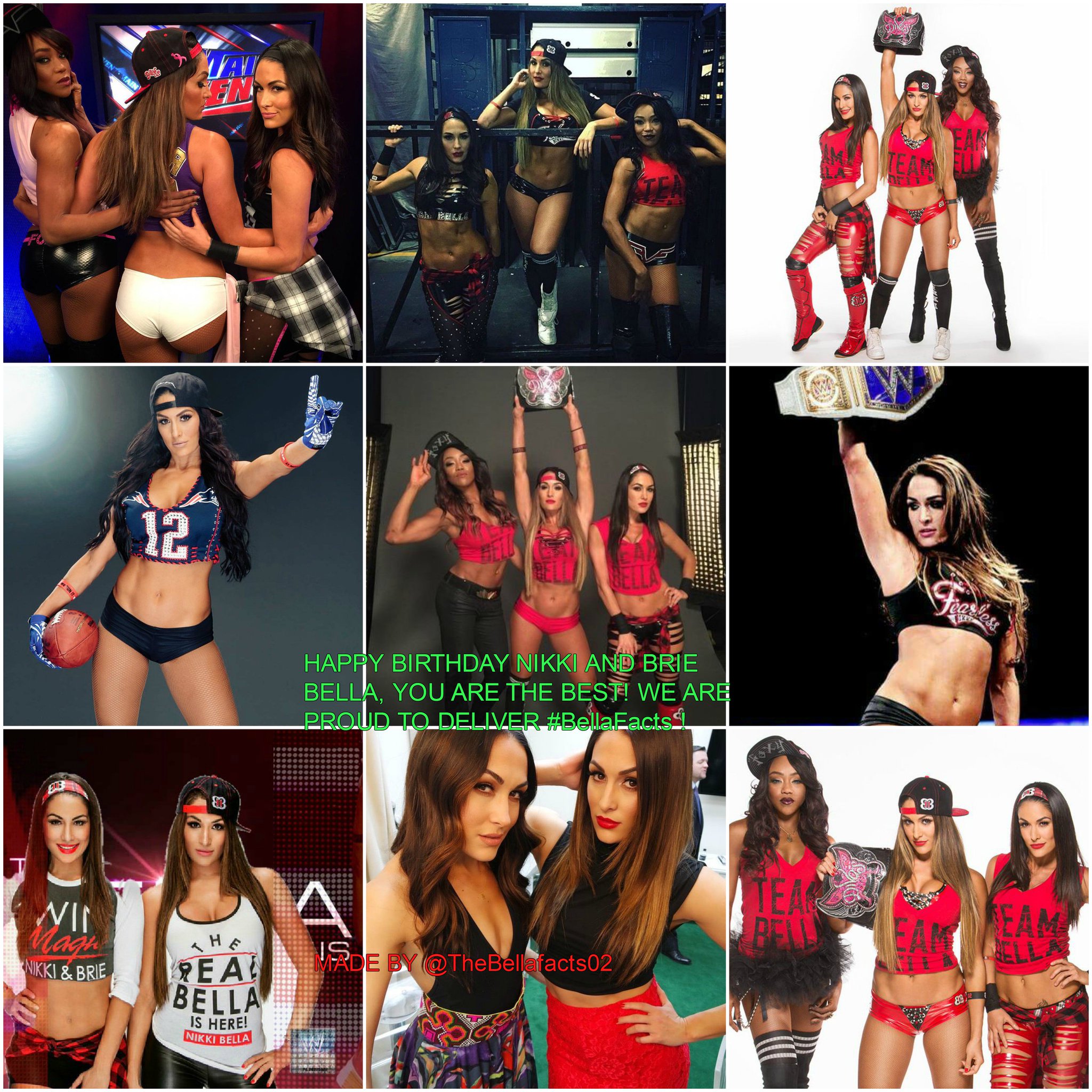  HAPPY BIRTHDAY Nikki and Brie Bella, THE WORLDS BEST TWINS!   