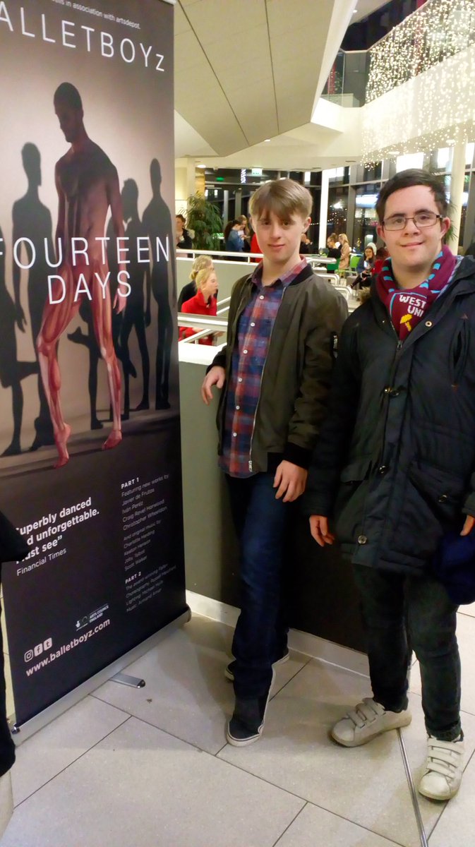 andrewdancer97's tweet photo. @BalletBoyz @GLiveGuildford Amazing show - thank you so much! #ajdancing and his friend loved it - so did their Mums! π#fourteendays #balletboyz https://t.co/ZNs5BuWhN4