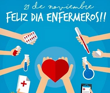 FELIZ DÍA!!
A los enfermeros y enfermeras de nuestro país, en especial a los de nuestra localidad, nuestro SAMCo y nuestro Hogar de Ancianos.
Feliz día en nombre de la Comuna y de todo Sarmiento!
Comuna de SARMIENTO | cerca tuyo