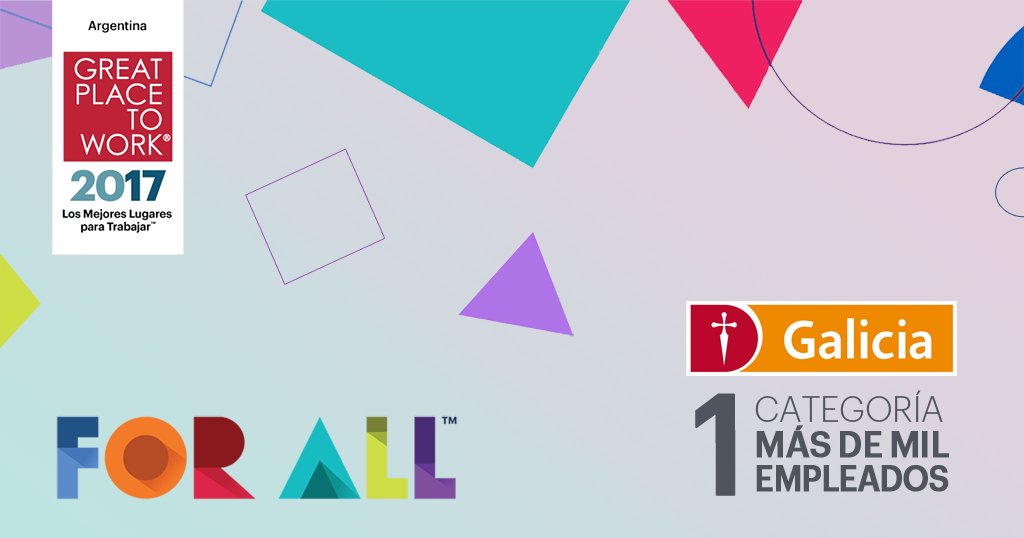 GPTW_Argentina's tweet image. Puesto N° 1 de #LasMejoresAR2017 categoría #Másde1000empleados lo recibe.. @BancoGalicia!! ¡Bravo! #GTPW4ALL 😁☝️ 🥇