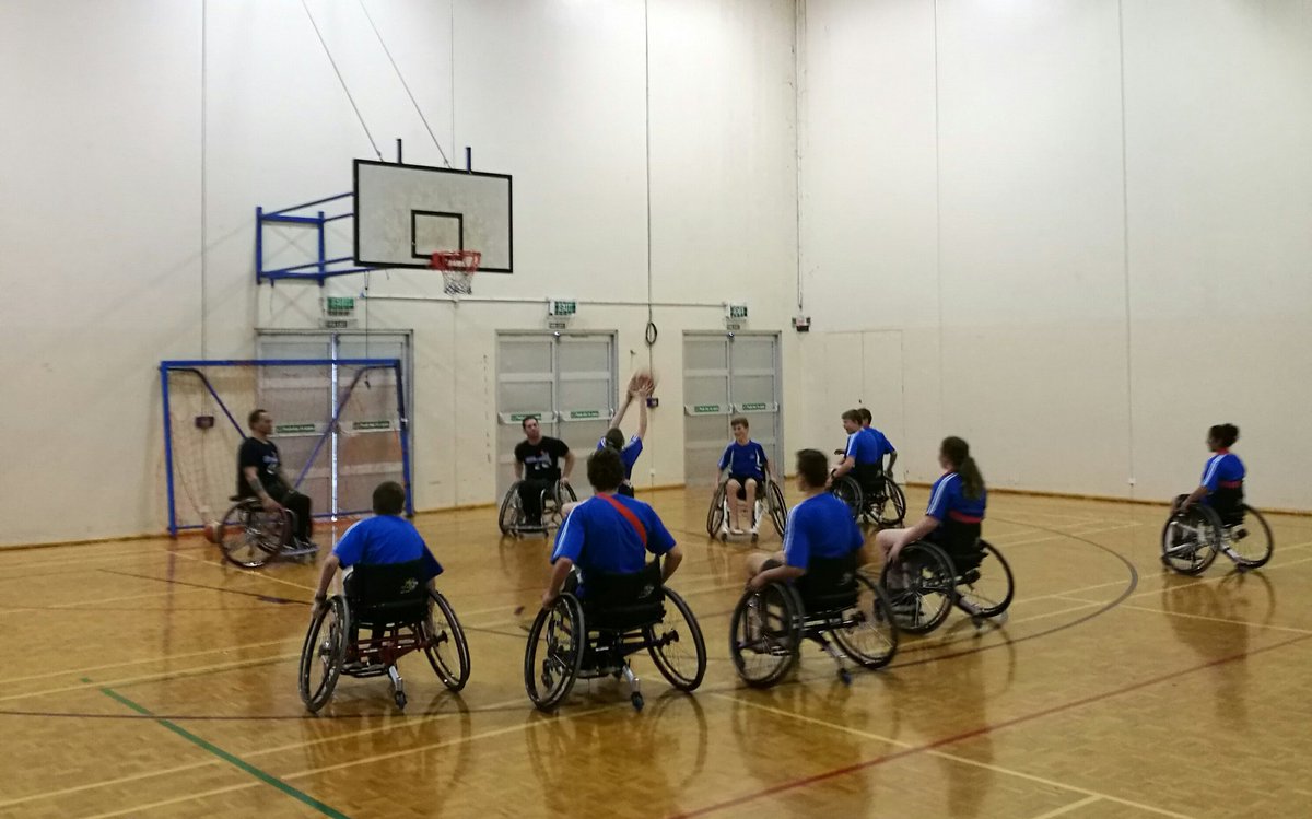 #aucklandwheelbreakers in today with junior PE. What is life like without full function? #edchatelim