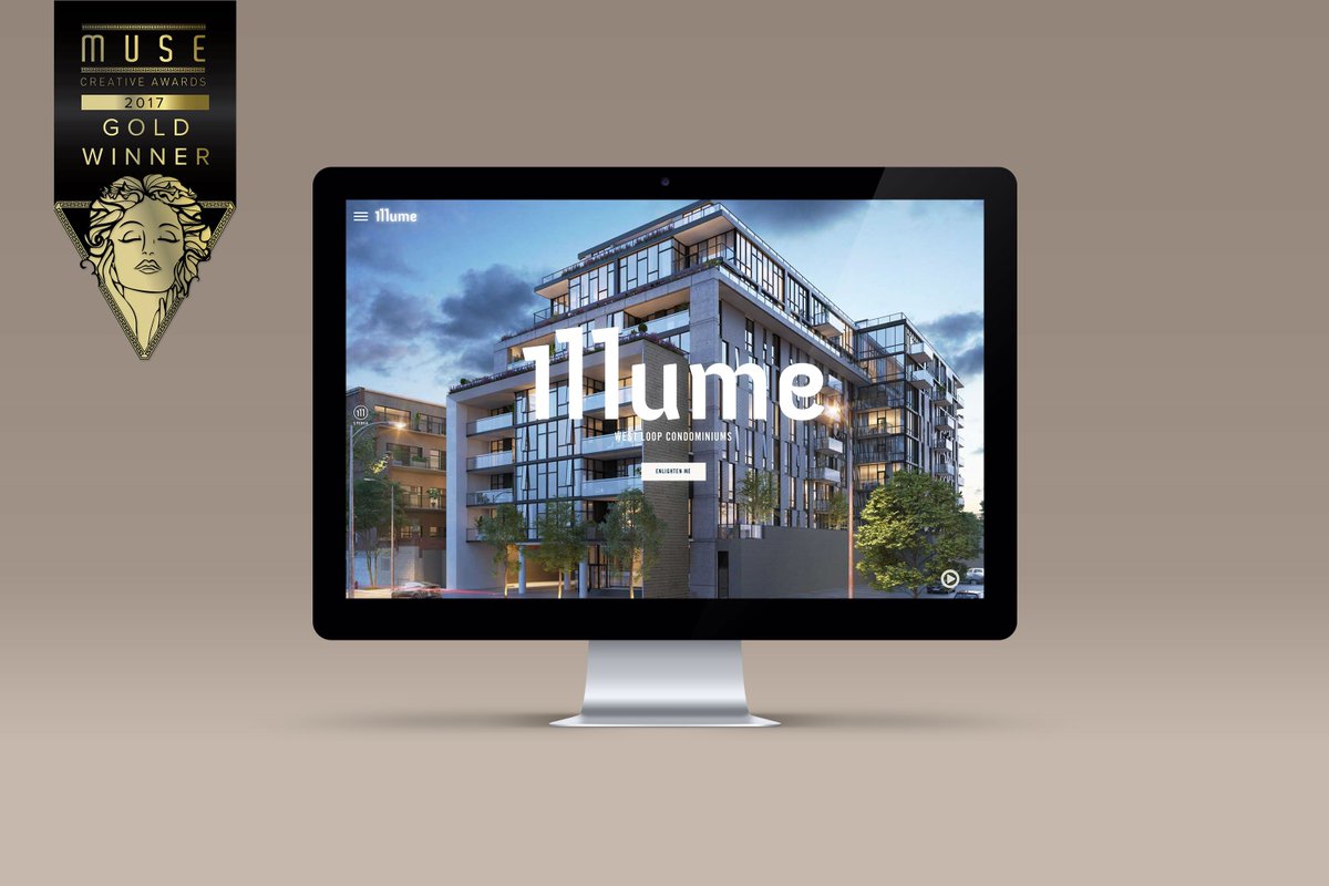 upshiftcreative's tweet photo. The custom #webdesign we did for @illumechicago has won another award—this time Gold in the Muse Creative Awards! #teamupshift https://t.co/RnJ0sPgWpQ