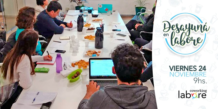 laboreCOWORKING's tweet photo. Vení a conocer tu espacio de trabajo en #SanJuan.
Traé tu notebook, conocé otros emprendedores y generá nuevos negocios. Registrate aquí https://t.co/YMTWBjC6c3
#LaboreCoworking #CoworkingArgentina #Emprendedores #Startups #Profesionales #Mujeres #Hombres https://t.co/xgA7pCBU7p