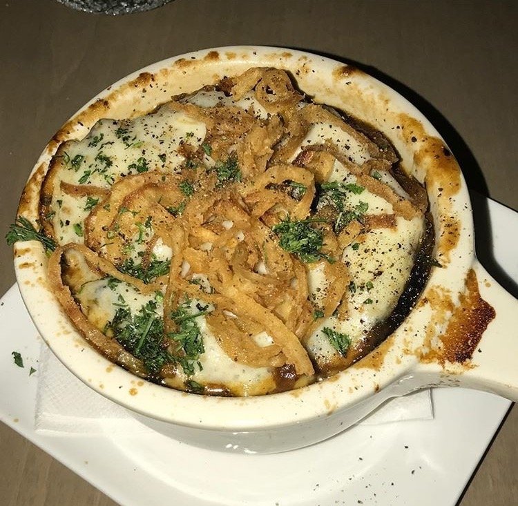 Catch19RB's tweet photo. The perfect start to your meal! #Catch19 #FrenchOnionSoup https://t.co/gLIBIgCXBc