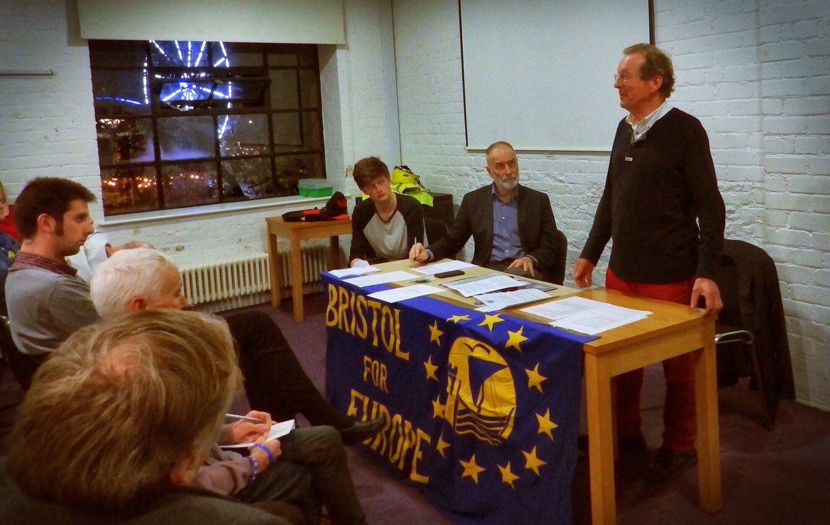 Bristol4Europe's tweet photo. Our very first AGM this evening in #Bristol with guest speaker #GeorgeFerguson. #StopBrexit https://t.co/RU4f68Zjc5