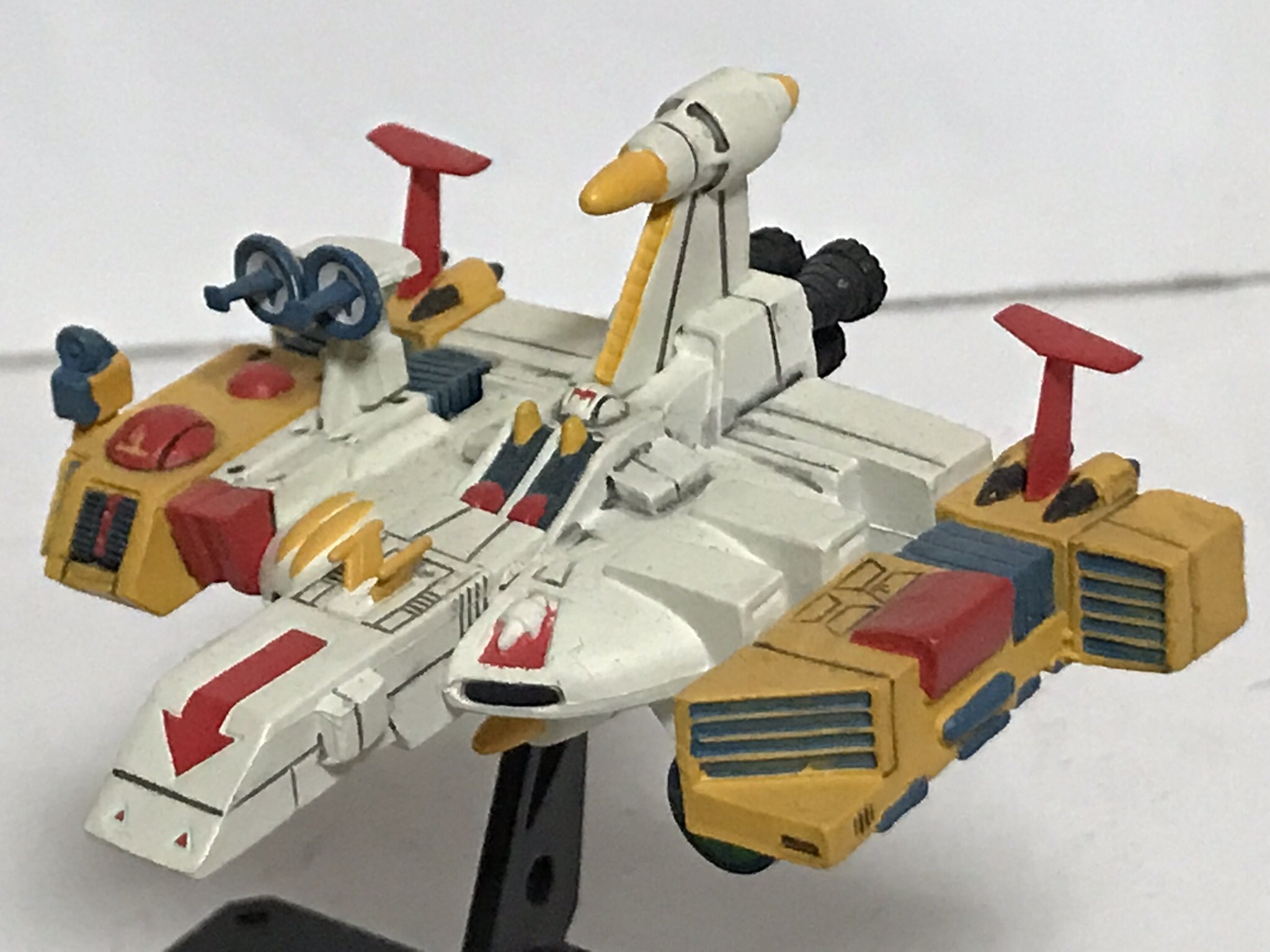 ゆい かじ ガンプラyoutuber旧キッター 逆襲のシャア編 完結 玩具no 370 メガハウス コスモフリートコレクション グランメカニクス キングビアル 無敵超人ザンボット3に登場の主人公たちの母艦キングビアルです そもそも軍艦ではなく移民船でしたね