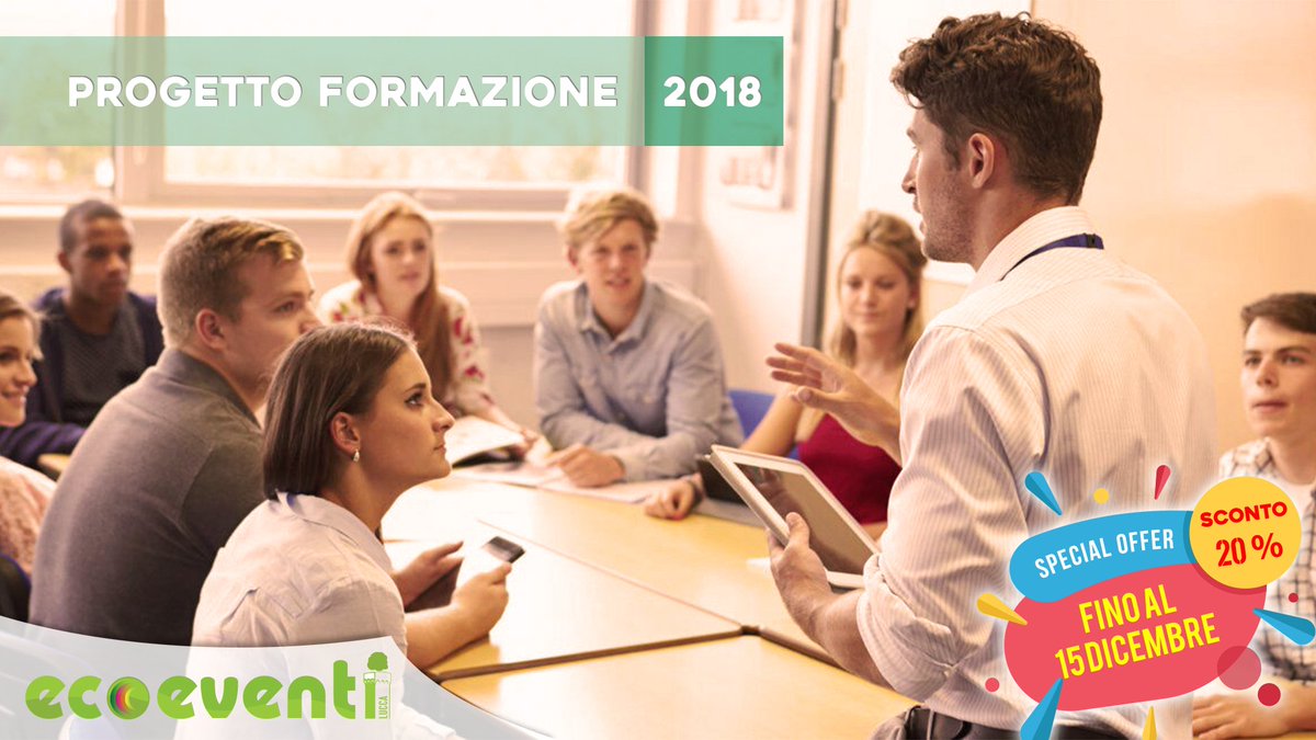 ecoeventilucca's tweet photo. Arrivano i workshop Ecoeventi 2018 ! Non fatevi scappare le promozioni.
https://t.co/SoZJnHdJ1i #ecoeventi #lucca #formazione #webmarketing #LuNF18 https://t.co/0r6fhN9igu