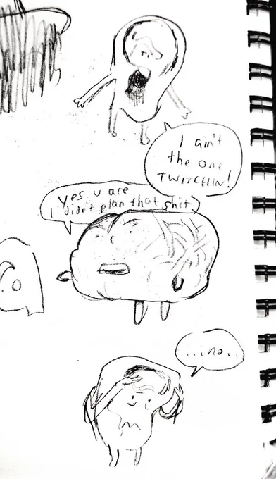 Involuntary reaction comic. 