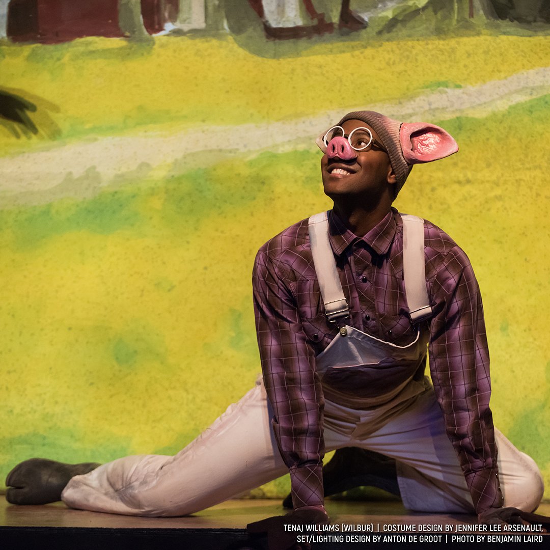 ABTHEATREPRJCTS's tweet photo. Coming to tonight's Annual Tweet Night?🐦 Share our images with the Hashtag, #ATPCharlottesWeb! Images for Tweet Night can be downloaded at https://t.co/RkXGTZHcid. Also, don't forget to check out our Charlotte's Web #SnapChat Geofilter!

📸 by @Benjamin_Laird
🐖🕸️🕷️ #YYCarts https://t.co/FwJ93O0UvL