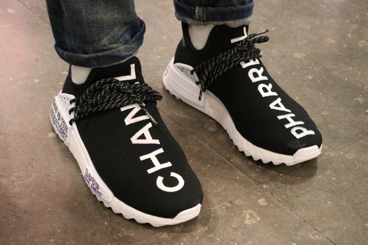 chanel x pharrell x adidas nmd human race tr