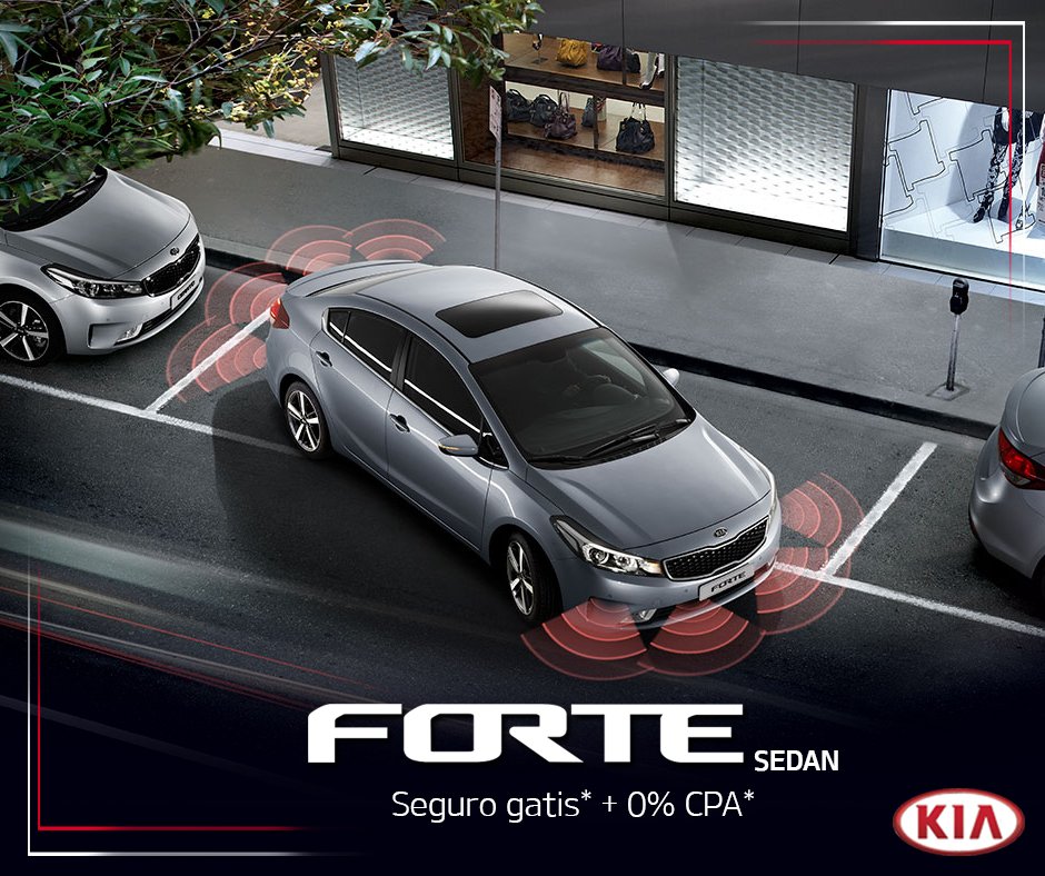 KIASerdan's tweet photo. Los sensores de estacionamiento del Forte Sedán 2018 te alertarán ante cualquier obstáculo, haciendo fácil y segura la forma de estacionarte o de moverte en reversa😉 Aprovecha esta promoción y estrena solo con el 10% de enganche https://t.co/qvnjPBm6ks