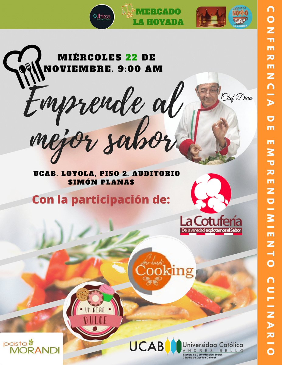 "Emprende al mejor sabor" mañana desde las 9:00 AM.